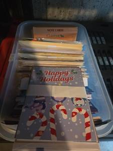 lot 588 image: Various GreetingNote Cards with Envelopes