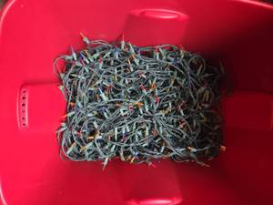 lot 595 image: Bundle of Christmas Lights