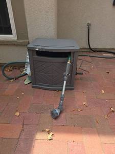 lot 608 image: Garden Hose Hideaway Reel