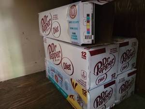 lot 659 image: Dr Pepper Diet 12 oz Cans 12-Pack Lot  of 4