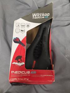 lot 1791 image: Wittkop Medicus Air MTB Saddle with Memory Foam 13.3 oz - Retail $0