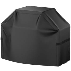 lot 1845 image: Grill Cover, 58 inch Heavy Duty BBQ Gas Grill Cover for Outdoor Grill, Waterproof, Weather Resistant, Anti-UV, Rip-Proof, Fade Resistant Barbecue Cover with Hook-and-Loop Straps for Most Grills - Retail $28
