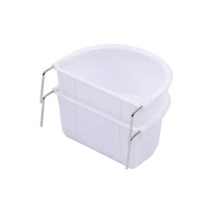 lot 1870 image: ������������ 2Pcs Bird Feeding Dish Sturdy Hanging Feeding Bowl Easy to Install Bird Food Tray Bird Cage Accessories for Conures Lovebirds, 10.9cmx9.8cmx5.4cm, Optional - Retail $10