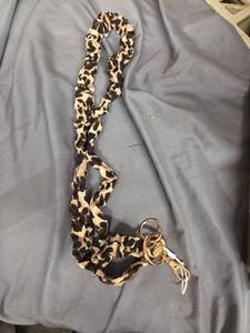 lot 1916 image: Cheetah Print Lanyard  - Retail $0