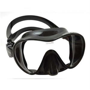 lot 1967 image: Cressi Scuba Snorkeling Frameless Dive Mask  All Black - Retail $130
