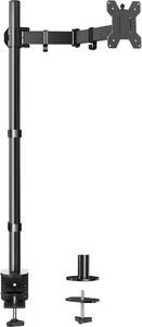 lot 1968 image: HUANUO Single Monitor Arm with 39 inch Extra-Tall Pole, Adjustable Computer Desk Mount for 13��32 inch Screens and up to 38 inch Ultrawide Screens, Hold 22 lbs, Monitor Stand with C-Clamp & Grommt Base - Retail $46