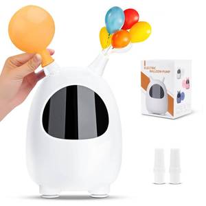 lot 1977 image: Balloon Pump Electric, SPLAKS Balloons Inflator Air Pump Portable Balloon Blower for Garland Arch, Party Decoration, Birthday, Gender Reveal, Graduation - Retail $20