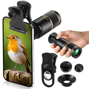lot 1981 image: BFVV 22x Phone Telephoto Lens for iPhone and Android - Retail $26