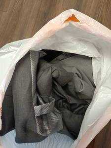 lot 36 image: Lot of various Cloth pieces including Joseph Abboud CLS Suit BT 100% Wool Size 56L
