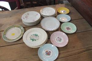 lot 3110 image: Vintage Fire King Saucers & More