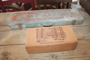 lot 3134 image: Metal First Aid Box Empty and More
