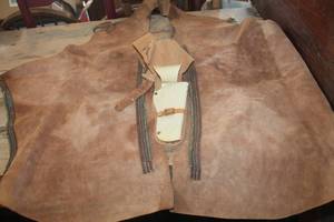lot 3139 image: Leather Chaps and Holster