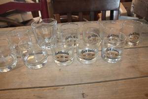 lot 3148 image: Jack Daniels  Whiskey Glasses