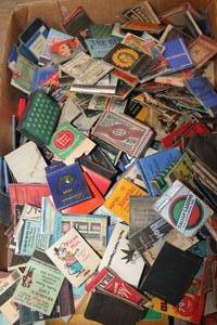 lot 3156 image: Flat of Vintage Matchbooks