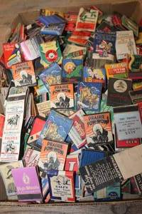 lot 3158 image: Flat of Vintage Matchbooks