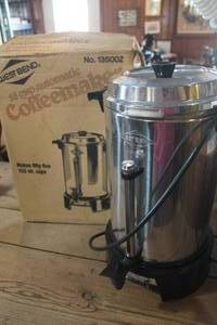 lot 3180 image: IOB West Bend 55 Cup Coffeemaker untested