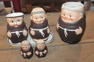 lot 3192 image: Vtg. Made in Germany Creamer, Sugar Bowl and More Set