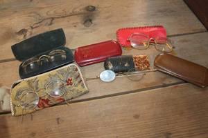 lot 3215 image: Antique Glasses with Cases