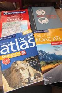 lot 3228 image: 4 Large Atlas Books