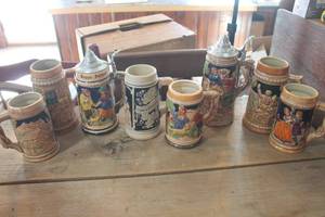lot 3278 image: Vintage Beer Steins