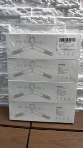 lot 16 image: Convenient Fold Hanger hanger-3.1 White 4-Pack (X004E7XMUB)