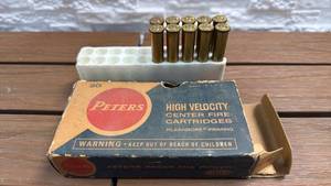 lot 39 image: Peters High Velocity Center Fire Cartridges 20 Round Box (10 Rounds) Kleanbore Priming 30-30 Win. 170 GR-Soft Point Core-Lokt (Index 3058)