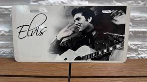 lot 64 image: Elvis License Plate