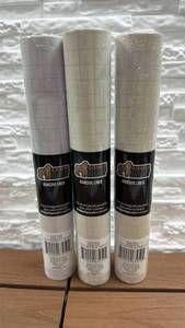 lot 86 image: Gorilla Grip Clear Gloss Adhesive Drawer Liner 11.8 in x 20 ft (Set of 3)