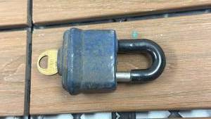 lot 87 image: Padlock with Key