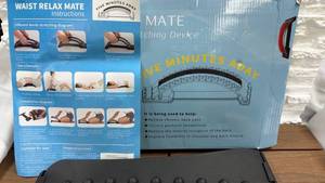 lot 107 image: Waist Relax Mate Stretching Device with Massage Three-Level Arch Support