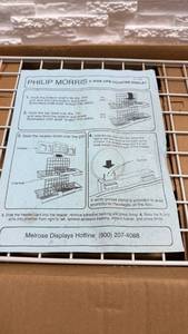 lot 108 image: Philip Morris 6 Wide OPB Counter Display 77369