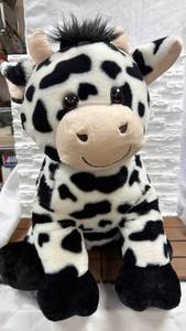 lot 118 image: Plush Stuffed Cow (Black & White Spotted 24 inches)