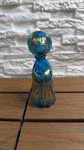lot 159 image: Decorative Angel Figurine (Blue w Gold Accents - Approximately 5 inches)