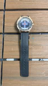 lot 162 image: Religious Cross Watch God Blessed The Broken Road Husband Band