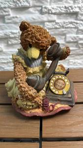 lot 174 image: Teddy Bear Telephone Figurine