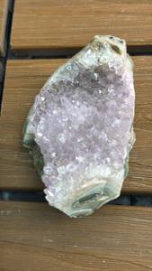 lot 194 image: Amethyst Geode Specimen with Calcite