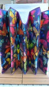 lot 231 image: Folding Auto Sunshade with Butterfly Motif