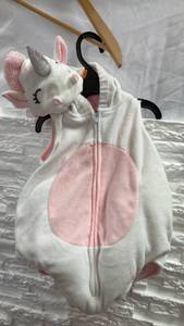 lot 244 image: Carters Unicorn Plush Costume 3-6m