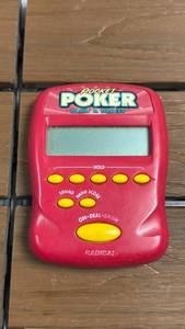 lot 297 image: Radica Pocket Poker Draw & Deuces Handheld Game
