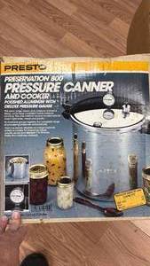 lot 335 image: Presto Preservation 800 Pressure Canner and Cooker