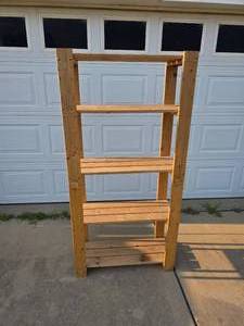 lot 347 image: Nice wood shelf