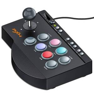 lot 19 image: PXN 0082 Arcade Stick with Turbo, Macro & JoystickD-Pad Mode Switch, USB Fight Stick for PC, Xbox Series XS, Xbox One, PS4, PS3 & Switch
