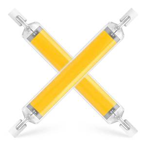 lot 22 image: Dimmable 118MM R7S COB LED Bulbs, 20W J Type 118MM Double Ended LED Lights 120V T3 R7S Base 150W Equivalent Floodlight Replacement for Garage Lighting Floor Lamps (Natural Light, 2 Pack) - Retail $17