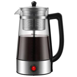 lot 65 image: Pre Owned As IsKIDISLE Percolator Coffee Pot, 10-Cup Electric Percolator Coffee Maker with Premium Stainless Steel Filter & Food-Grade Borosilicate Glass, Auto Keep Warm, No-Drip Spout, Stay-Cool Handle - Retail $60
