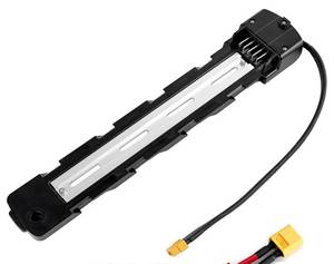 lot 112 image: Ebike Battery Base, Mounting Plate Replacement for 5pin Parrot-Type Electric Bike Bicycle Battery, Battery Holder Bracket  (HN04-5PIN) - Retail $20
