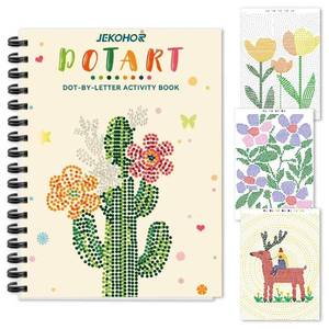 lot 153 image: Dot Art for Adults-Coloring Book with 30 Patterns for Relaxation and Stress Relief- Dot-by-Letter-Art Meditations,Adult Coloring Books,Activity Book for Adults,Womens,Teens(Not Including Marker) - Retail $10