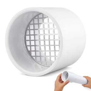 lot 160 image: 3 Inch PVC Vent Cap with Stainless Steel Mesh Screen - Retail $16