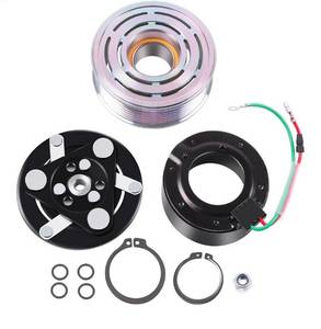 lot 165 image: SCITOO AC Compressor Clutch for Honda for CRV 2.4L 2007-2014All-in-One AC Compressor Clutch Kit for Honda CR-V 2.4L 2007-2014 with 7-Groove Pulley - Retail $0