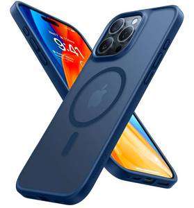 lot 169 image: TORRAS Magnetic Shockproof for iPhone 16 Pro Max Case, Fit for MagSafe Blue4X Military Grade Protection, Compatible with MagSafe, Translucent Case for iPhone 16 Pro Max Anti Scratch Guardian 6.9, Blue - Retail $0