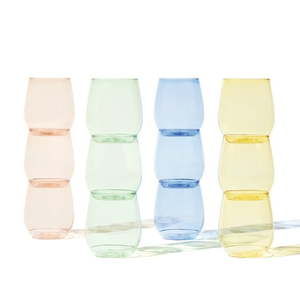 lot 171 image: TOSSWARE POP 14oz Vino Set of 12 - Color Party Set - Retail $17